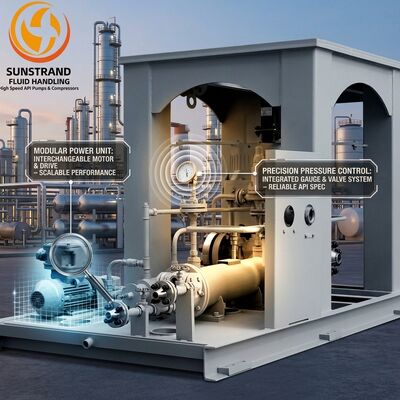 قیمت خوب پمپ سانتریفیوژ عمودی با سرعت بالا API 610 74 M3/Hr 400 Gpm Sundyne LMV 341 تعویض آنلاین