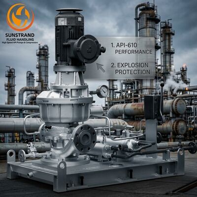 قیمت خوب پمپ های سانتریفیوژ با سرعت بالا Sundyne LMV 322 جایگزین آنلاین
